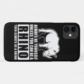 Rhinoの衣装ギフトでない限り、常に自分自身でいなさい Case-Mate iPhoneケース (裏面(横))