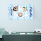 Rhinoへようこそ1st誕生日の写真 横断幕 (トレードショー)