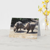 Rhinoカード カード (黄色い花)