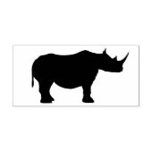 rhinoシルエットアートスタンプ ラバースタンプ (インプリント)