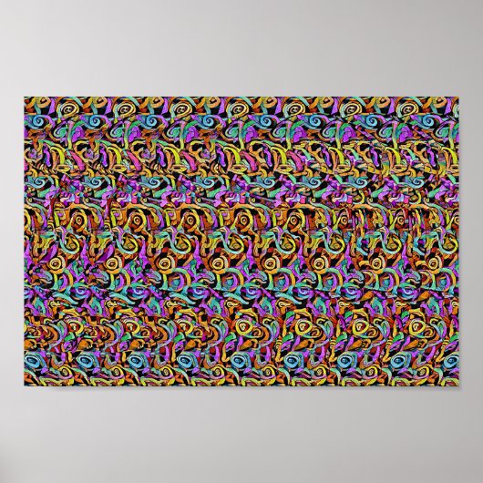 Rhinoパーティー – 非表示3Dプリント ポスター (正面)