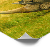 Rhinoフォトプリント ポスター (角)