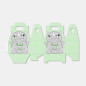 Rhinoベビーシャワーグリーン フェイバーボックス (折り畳みなし)