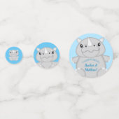 Rhinoベビーシャワーブルー コンフェッティ (正面)