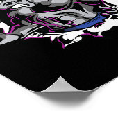 Rhinoマッスルフィットネスボディビル重量挙げ ポスター (角)