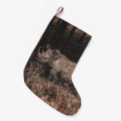 RHINO スモールクリスマスストッキング (正面 (吊り時))