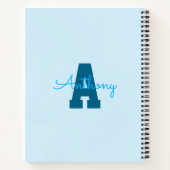 Rhino 1st誕生日ベビーマイルストーンゲストノートブック ノートブック (裏面)