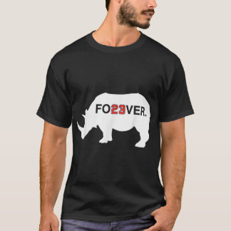 Rhino 23 Fo23Ver Number 23 Forever 23 Legend Fan Tシャツ