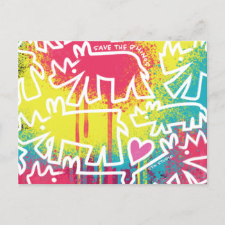 Rhino Art 3ポストカード ポストカード