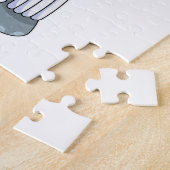 Rhino at Cricket with Cricketこうもり ジグソーパズル (側面)