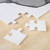 Rhino at Football Sports ジグソーパズル (側面)