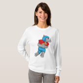 Rhino at Football Sports Tシャツ (正面フル)