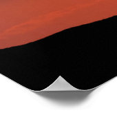 Rhino at sunset, Masai Mara, Kenya ポスター (角)