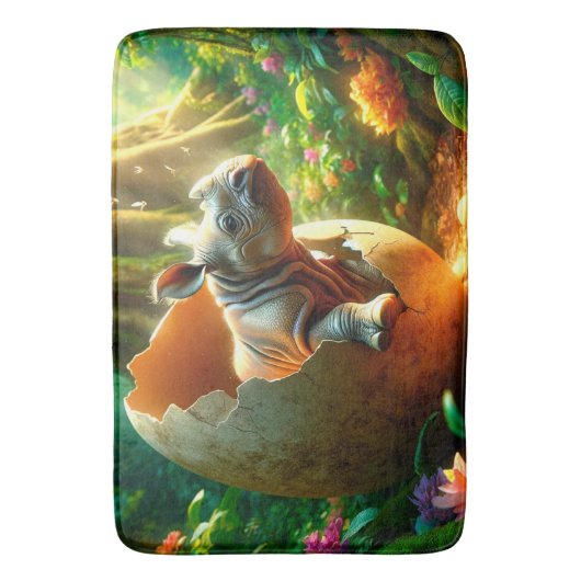 Rhino Baby バスマット (正面縦)