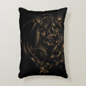 Rhino Blanket For Women | Cute Rhino Lover Gift アクセントクッション (正面(垂直))