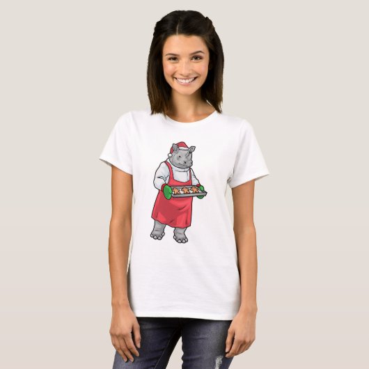Rhino Christmas Baker Tシャツ (正面フル)
