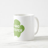 Rhino Keeperの足跡 コーヒーマグカップ (正面右)