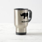 Rhino Mantasticブラック トラベルマグ (正面右)