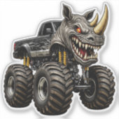 Rhino Monster Truck Beast  シール (正面)