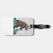 Rhino on Moped ラゲッジタグ (裏面横)