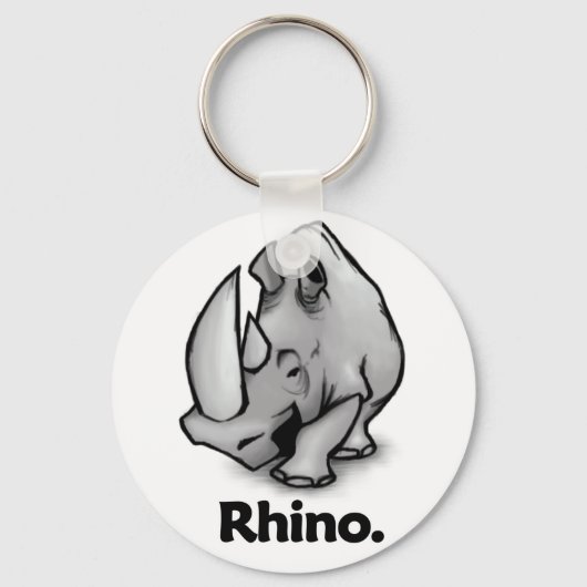 Rhino Rhino氏。 キーホルダー (正面)