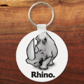 Rhino Rhino氏。 キーホルダー (正面)