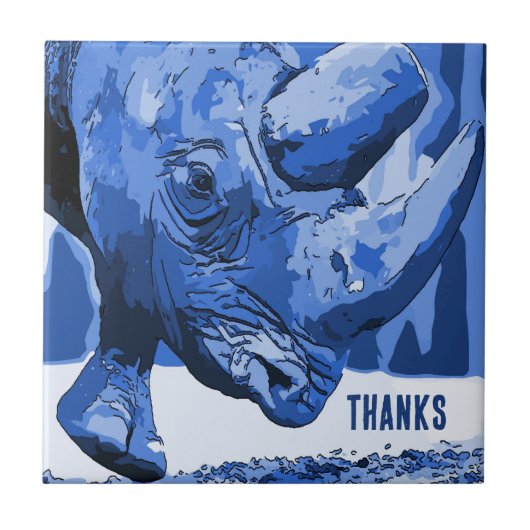 Rhino Tile, Dutch Look, Personalize タイル (正面)