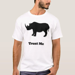 Rhino Trust Me Black Tシャツ