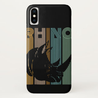 Rhino Women男子供の衣装おもしろいギフト iPhone X ケース
