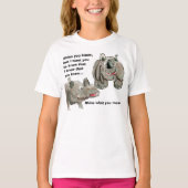Rhino You KnowカスタムTシャツアパレル Tシャツ (正面)