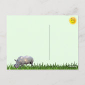 Rhinocerosポストカードの充電 ポストカード (裏面)