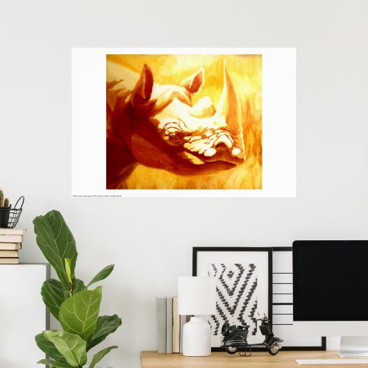 Rhinoceros ポスター (ホームオフィス)