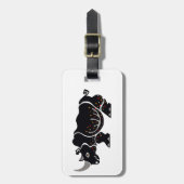 RHINOCEROS – 野生アフリカ動物 – 自然 ラゲッジタグ (正面縦)