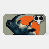 Rhinoceros iPhone 16ケース (裏面横)