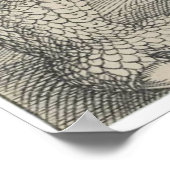 Rhinoceros, Woodcut by Albrecht Durer ポスター (角)