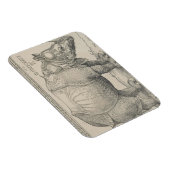 Rhinoceros, Woodcut by Albrecht Durer マグネット (右側)