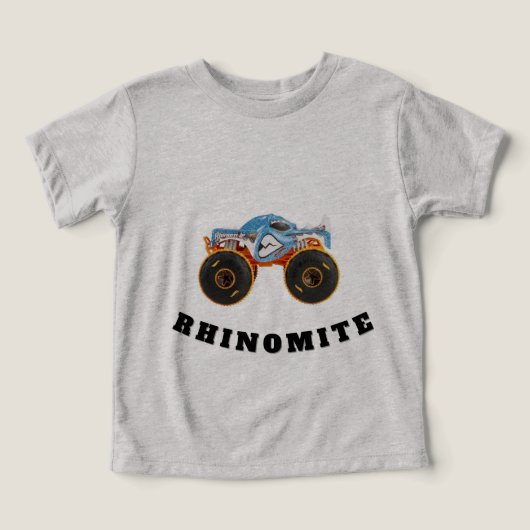 Rhinomite – モンスタートラックTシャツ (デザイン正面)