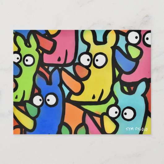 RHINOSグラフィティポストカード ポストカード (正面)