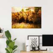 RHINOSポスター ポスター (ホームオフィス)