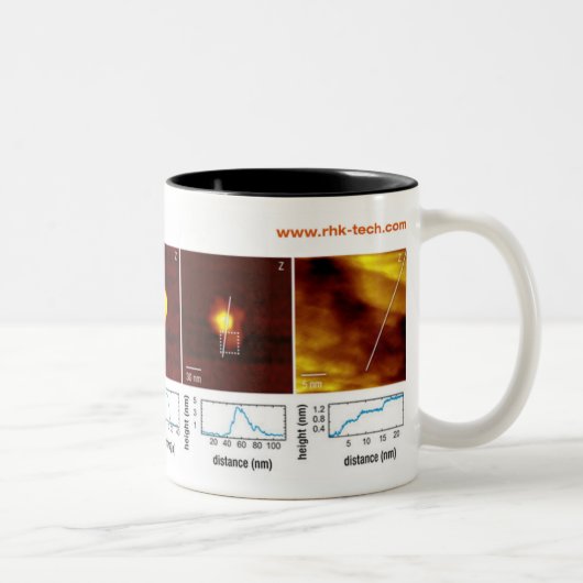 RHKの技術- 7月。 月の2008年のイメージ ツートーンマグカップ (右)