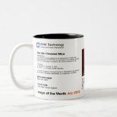 RHKの技術- 7月。 月の2008年のイメージ ツートーンマグカップ (左)