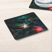 Rhoオピウチ雲コンプレックス。 スクエアペーパーコースター (アングル)
