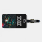 Rhoオピウチ雲コンプレックス。 ラゲッジタグ (裏面横)