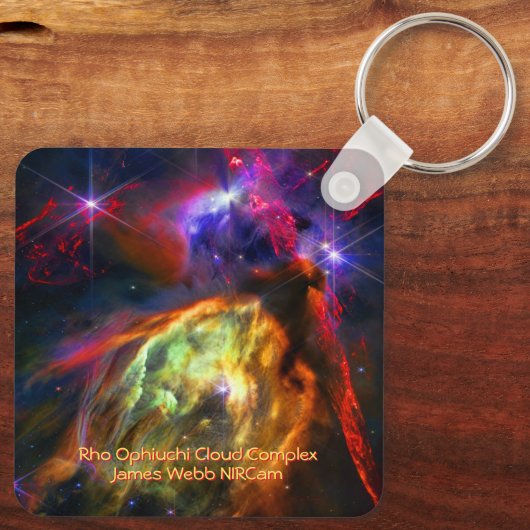 Rho Ophiuchi Cloud Complex - James Webb NIRCam キーホルダー (裏面)