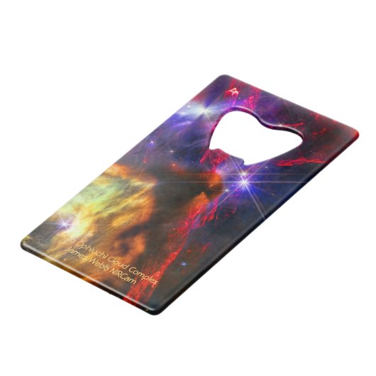 Rho Ophiuchi Cloud Complex - James Webb NIRCam クレジットカード栓抜き (正面アングル)