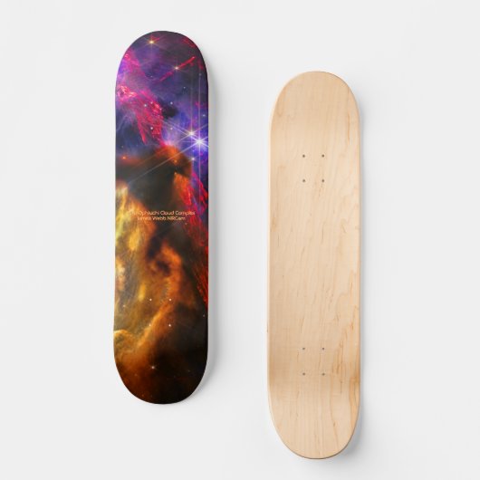 Rho Ophiuchi Cloud Complex - James Webb NIRCam スケートボード (正面)