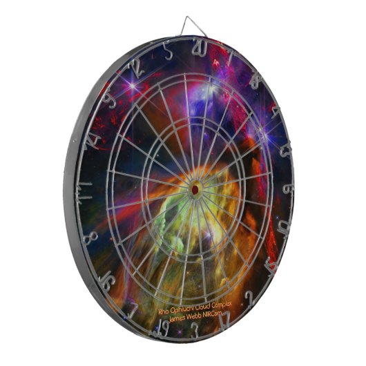 Rho Ophiuchi Cloud Complex - James Webb NIRCam ダーツボード (正面左)