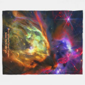 Rho Ophiuchi Cloud Complex - James Webb NIRCam フリースブランケット (正面(横))