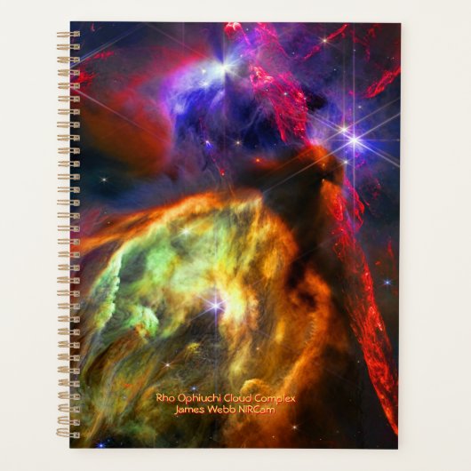 Rho Ophiuchi Cloud Complex - James Webb NIRCam プランナー手帳 (正面)