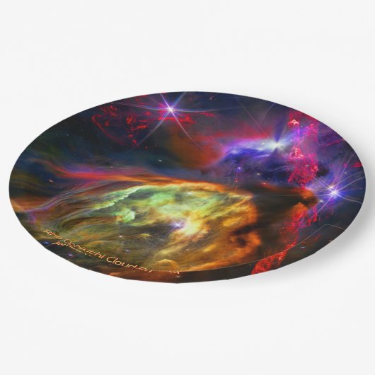 Rho Ophiuchi Cloud Complex - James Webb NIRCam ペーパープレート (アングル)